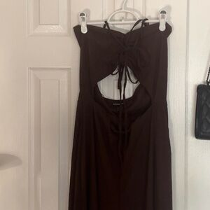 Elegant Brown Jumpsuit